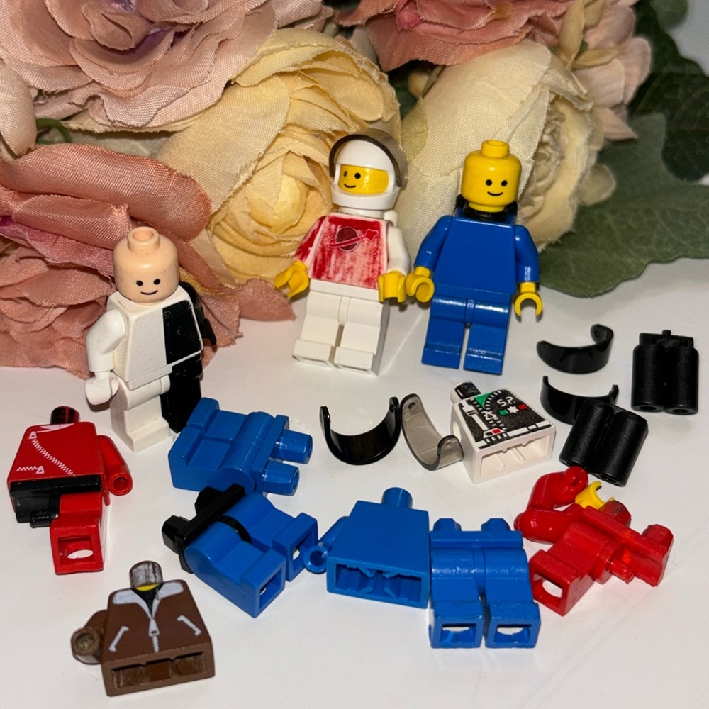 Lego Astronaut 1980s Vintage Lego People Basic Lego Minifigs Old Lego Minifigs